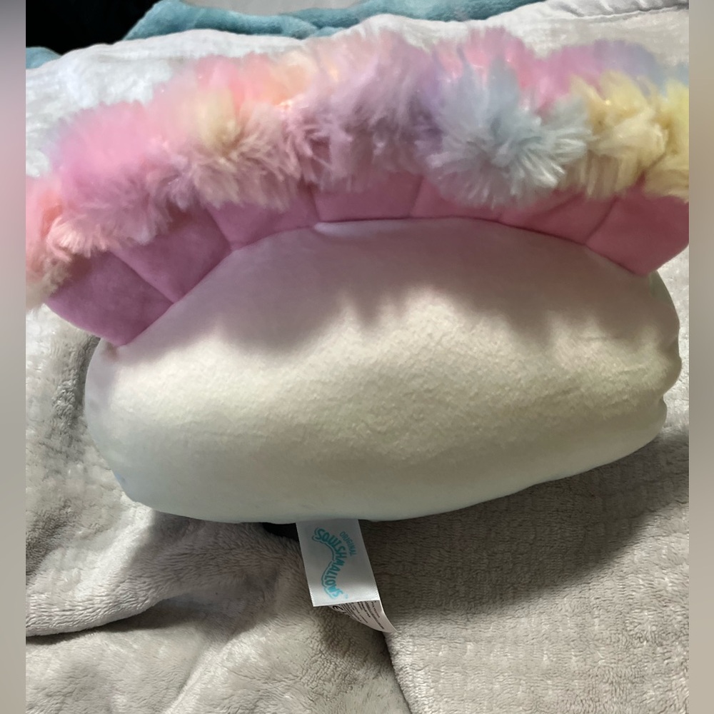 Squishmallows Stackable Briannika Rainbow Peacock 8 Inch Style Plush Collectible - Picture 2 of 5